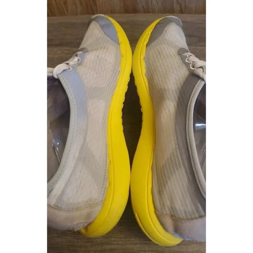 Puma Eco OrthoLite Shoes Sneakers Womens Size 7 Gray‎ Yellow